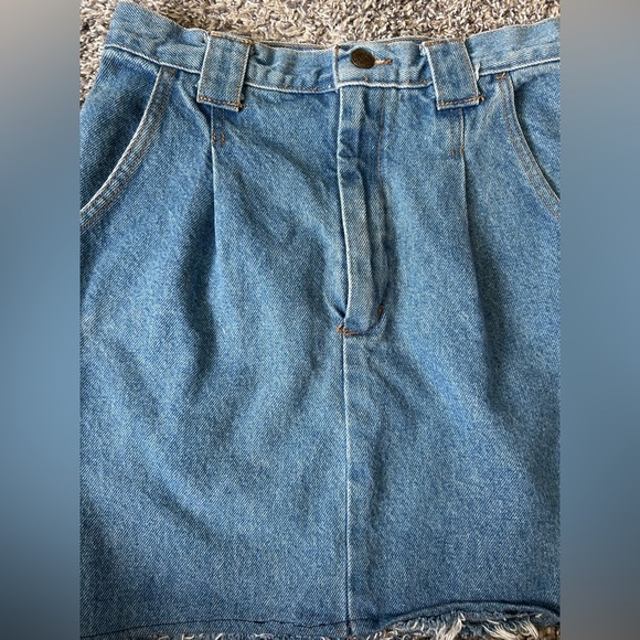 Vintage American Profile Jeanswear Denim Skirt vintage size 7/8 - Picture 3 of 9